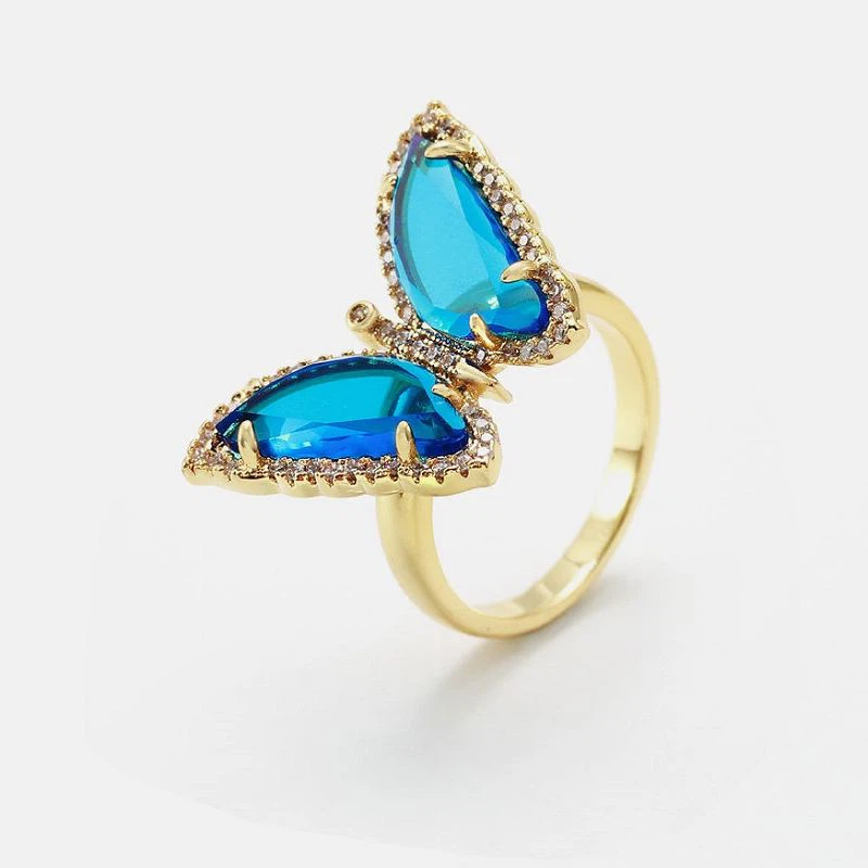 Nhẫn Bạc Hình Con Bướm Đẹp