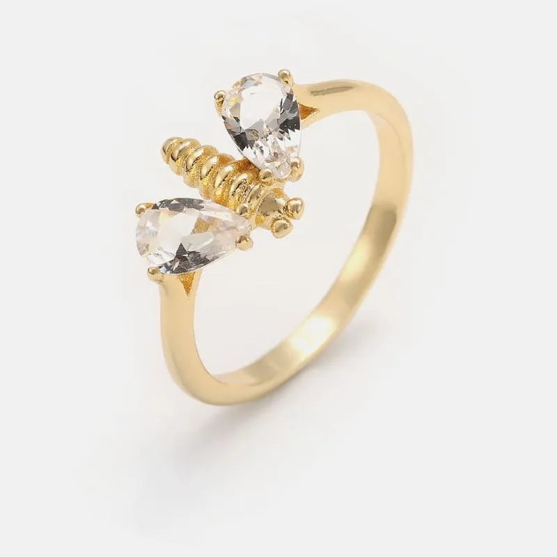 Nhẫn động vật ong thời trang dễ thương