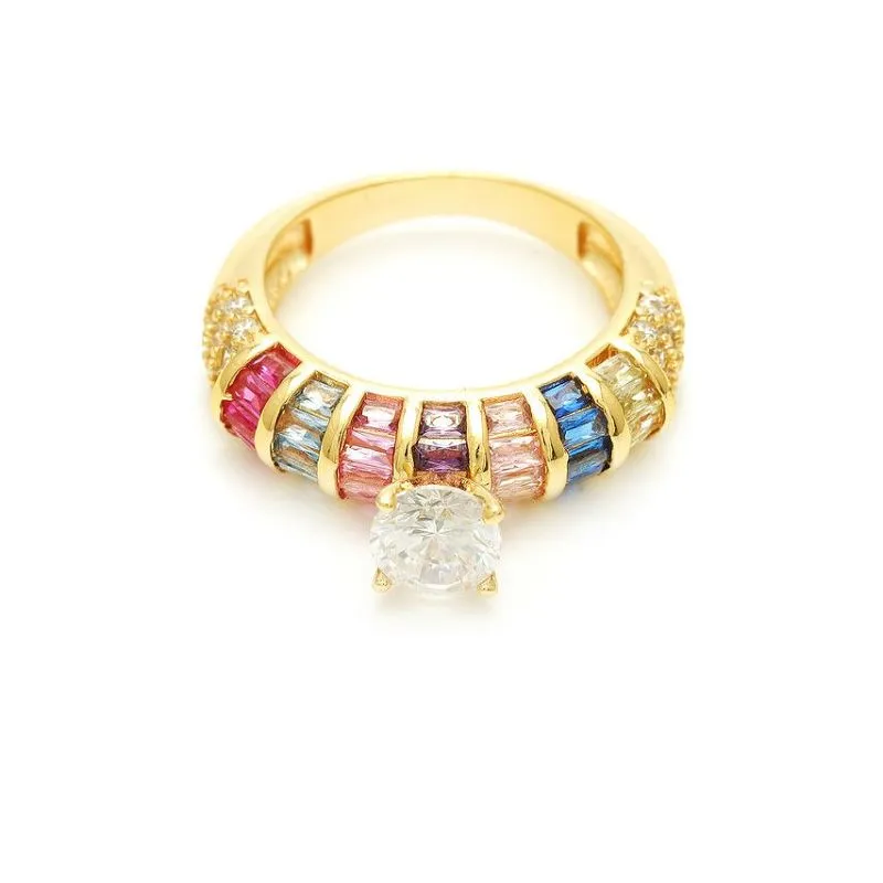 Kết hợp thiết kế nhẫn nữ Zircon